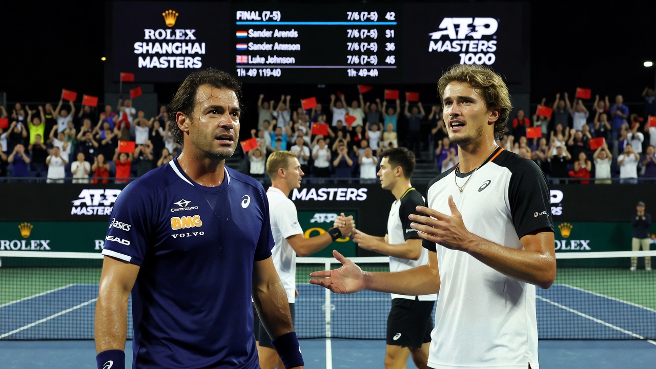 Melo e Zverev caem logo na estreia em Xangai nos tie-breaks
