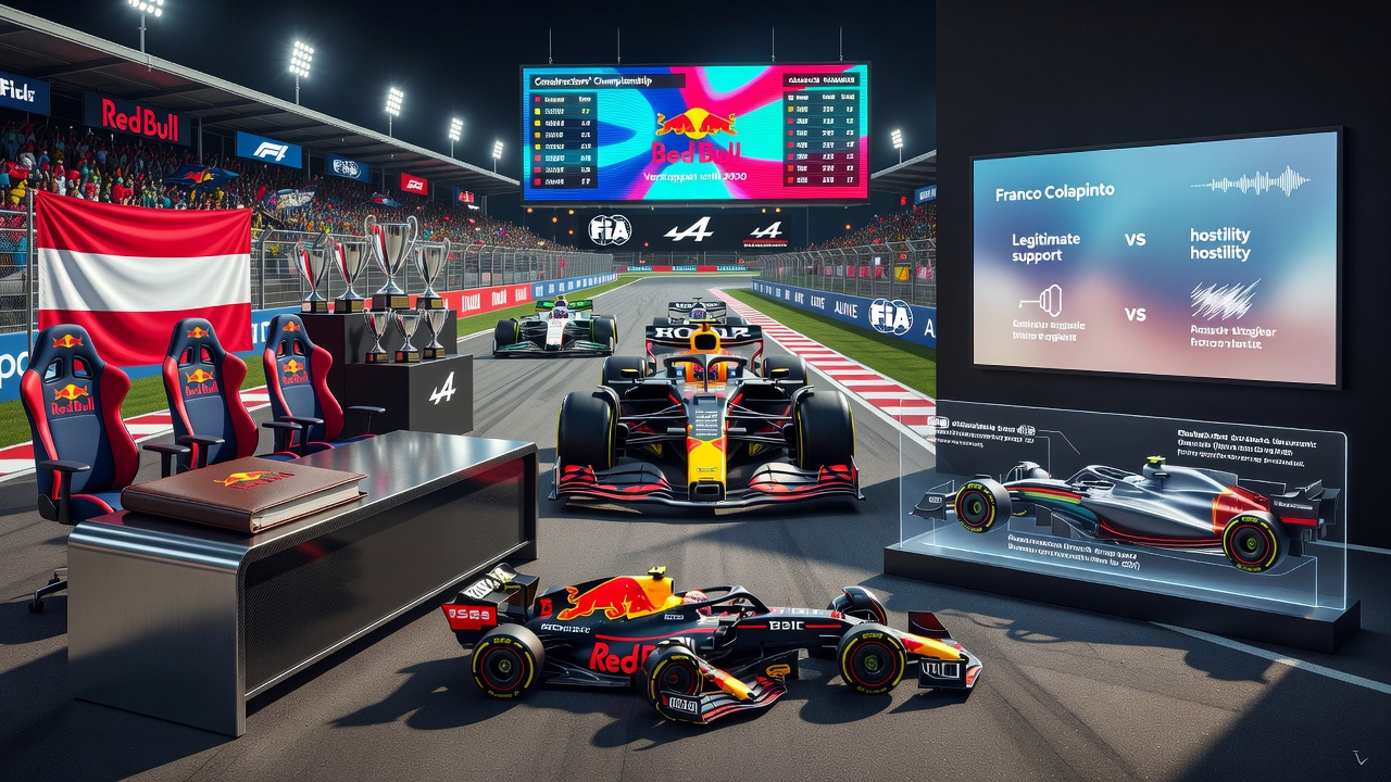 Mekies Renova com Red Bull em Dia de Novidades na F1