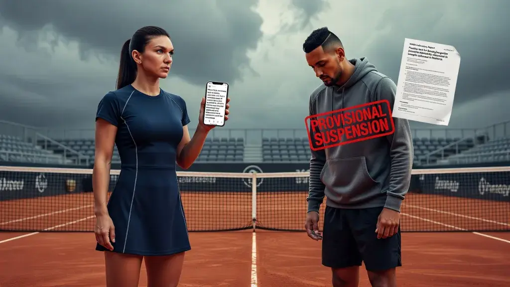 Halep Alfineta Kyrgios Após Suspensão do Australiano por Doping